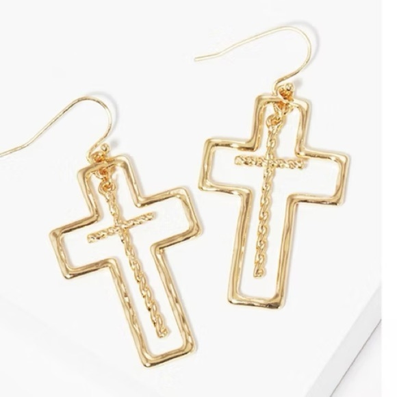 Cross Earrings-pierced
(New) - Picture 2 of 2